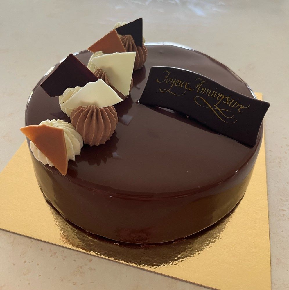 Gâteau au chocolat préparé pour un particulier à Brest